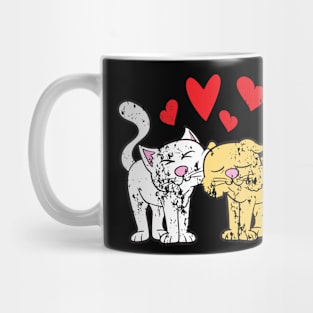 Retro Vintage Grunge Valentine's Day Mug